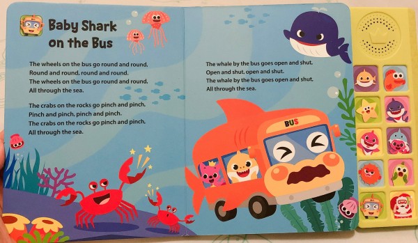 baby shark music book