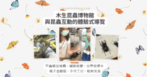 Read more about the article 南投親子景點｜蝴蝶小鎮生態休閒園區 木生昆蟲博物館｜甲蟲迷必遊的博物館｜ 與昆蟲互動的體驗式導覽