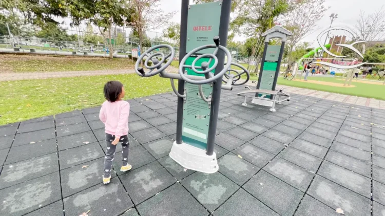 台中親子景點推薦，可以待一整天的公園：南興公園必玩共融遊戲場＆戶外野餐、慶生好選擇 Ⅰ 米奇樹、落雨松打卡景點IMG  x