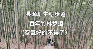Read more about the article 南投親子旅遊 鹿谷 長源圳生態步道  空氣清新就像AirWaves的百年竹林步道 （孟宗竹林古戰場 小半天竹海）