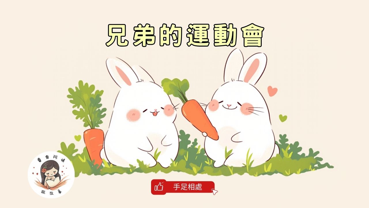 Read more about the article 睡前故事《兔兔兄弟的運動會》手足繪本｜兒童故事繪本｜幼兒睡前故事｜原創故事