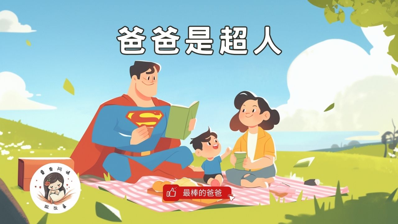 Read more about the article 睡前故事《我的爸爸是超人》原創故事｜兒童故事繪本｜幼兒睡前故事｜家庭關係