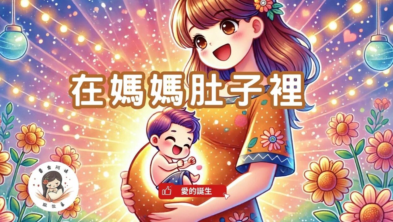 睡前故事《在媽媽肚子裡》愛的誕生｜胎內記憶｜兒童故事繪本｜幼兒睡前故事｜原創故事