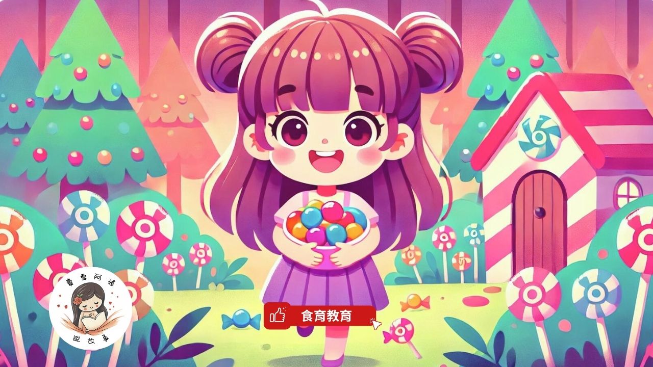 Read more about the article 睡前故事《糖果女孩》 食育教育｜均衡飲食｜幼兒睡前故事｜原創故事