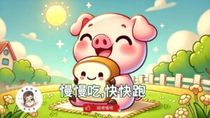 Read more about the article 睡前故事《慢慢吃，快快跑》 細嚼慢嚥｜感謝食物｜幼兒睡前故事｜原創故事