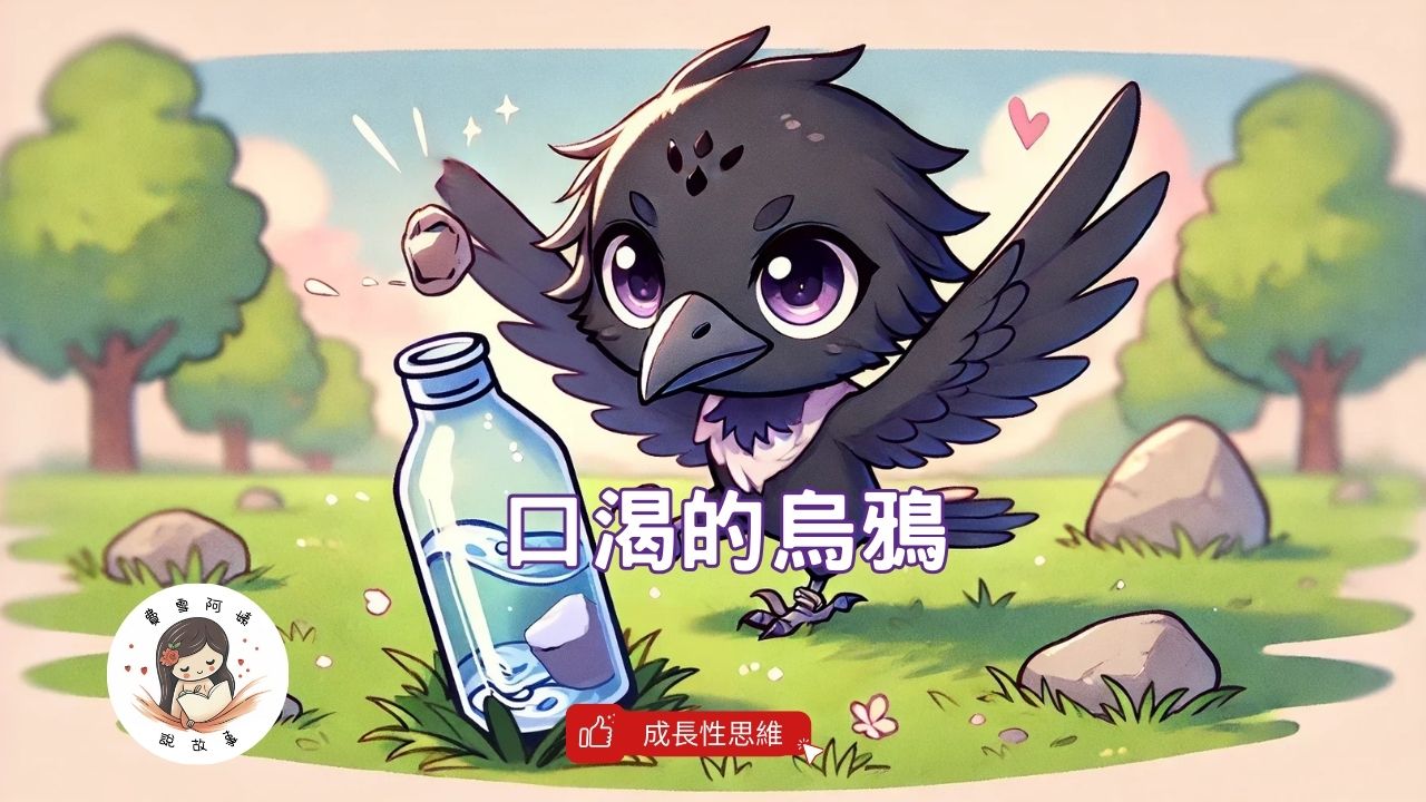 Read more about the article 睡前故事《口渴的烏鴉》堅持不懈｜耐心與堅持｜成長性思維｜幼兒睡前故事｜伊索寓言