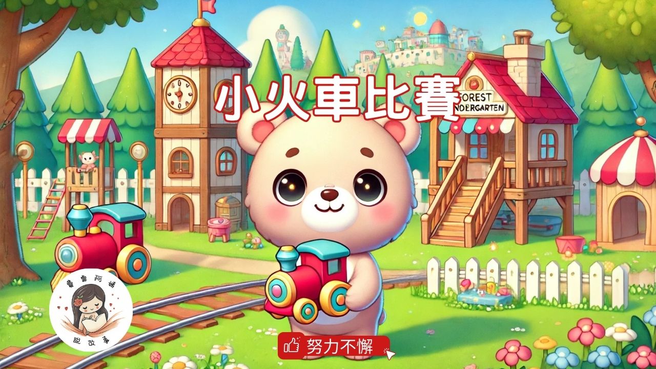 You are currently viewing 睡前故事 《小火車比賽》 努力的重要｜內在成長｜不與他人比較｜幼兒睡前故事｜原創故事