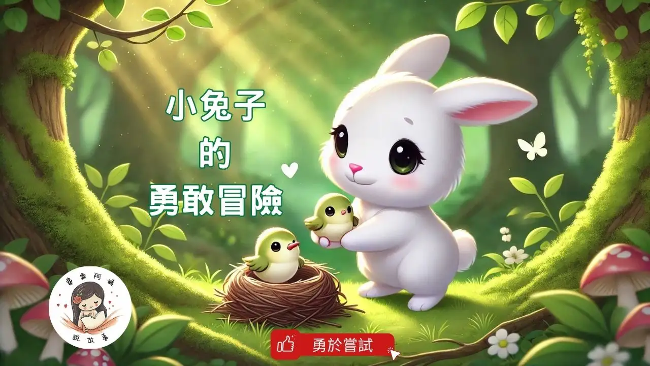 Read more about the article 睡前故事《小兔子的勇敢冒險》勇於嘗試｜自我認同｜幼兒睡前故事