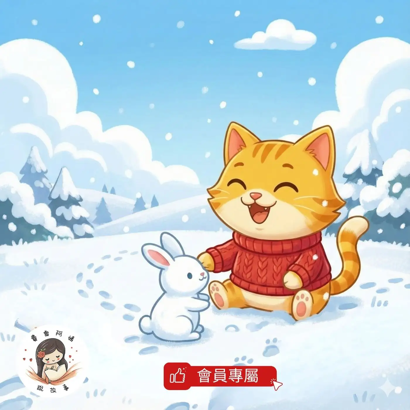 限時公開［會員專屬］SE 露露的冬日冒險：愛睏的琪琪與雪地新朋友