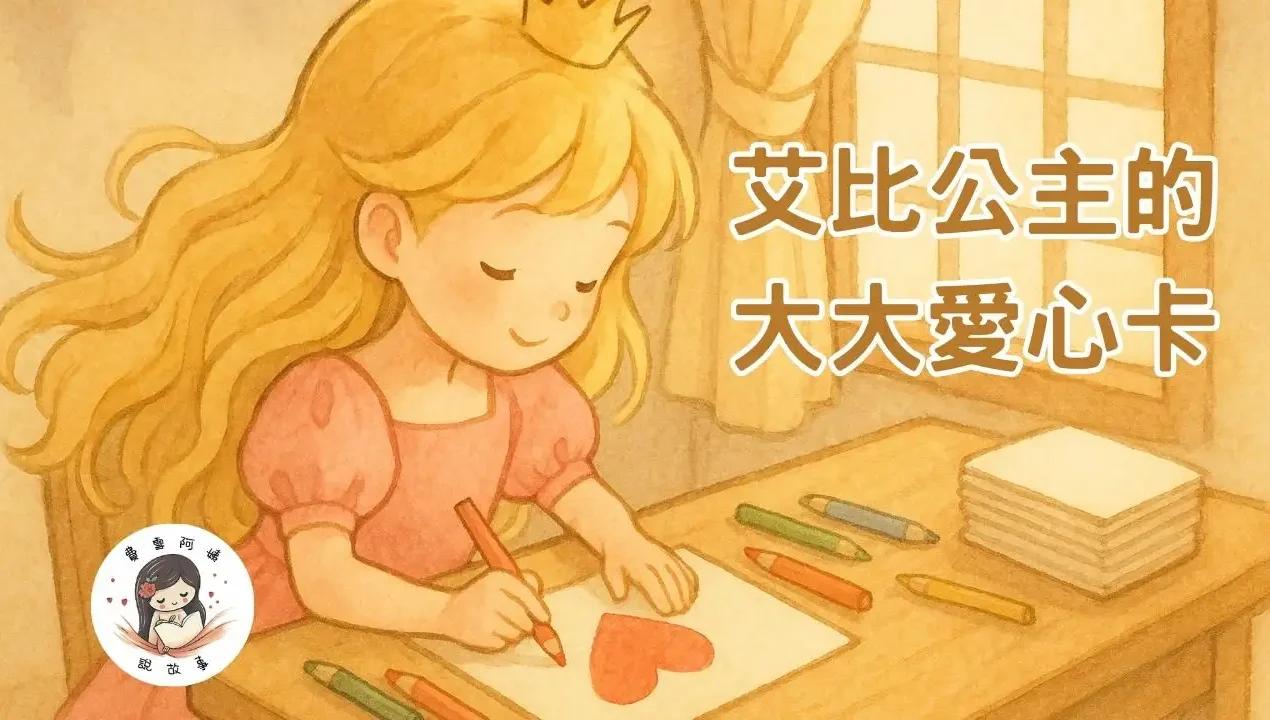 睡前故事《艾比公主的大大愛心卡》 學習感謝｜傳遞溫暖｜表達情感
