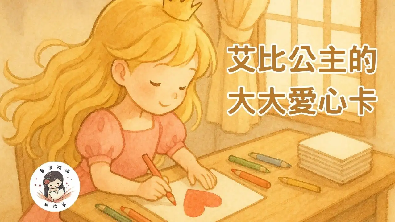 You are currently viewing 睡前故事《艾比公主的大大愛心卡》 學習感謝｜傳遞溫暖｜表達情感