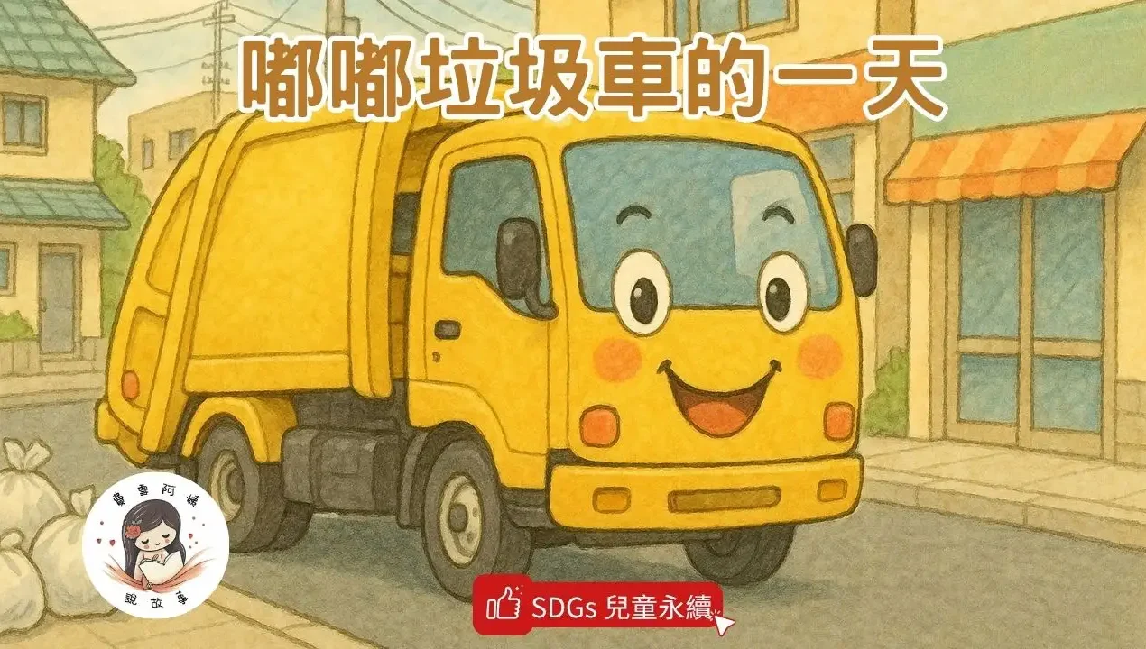 睡前故事《嘟嘟垃圾車的一天》 垃圾分類｜感恩市井小英雄｜SDGs 兒童永續發展目標