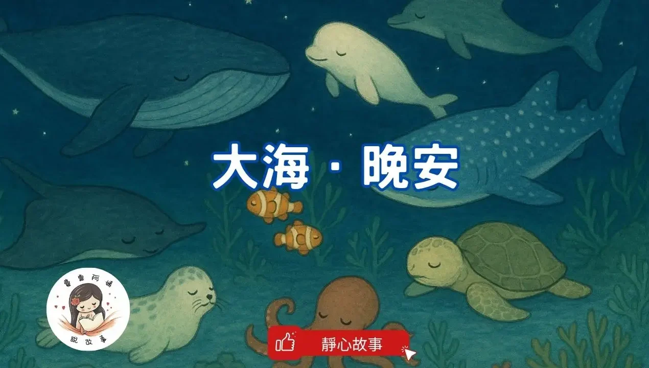 睡前故事《大海．晚安 》 睡前故事｜大海之聲｜靜心故事