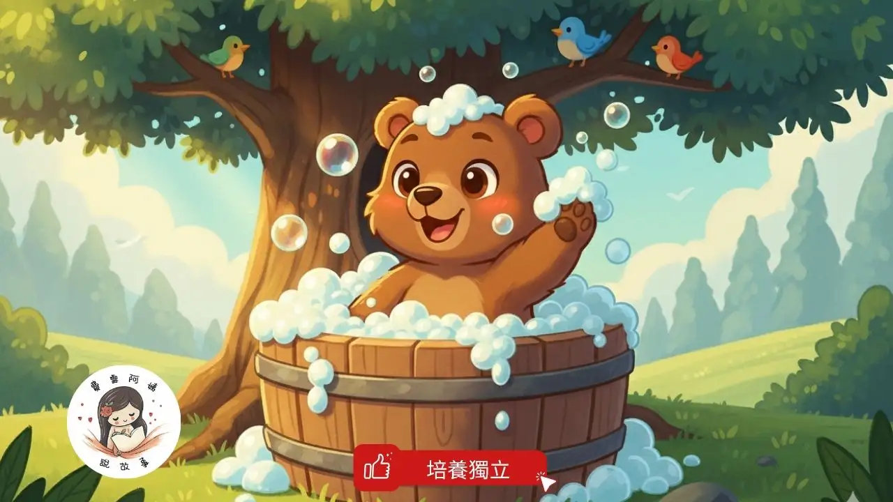 Read more about the article 睡前故事《第一次自己洗澡》生活習慣養成｜認識身體 ｜培養獨立